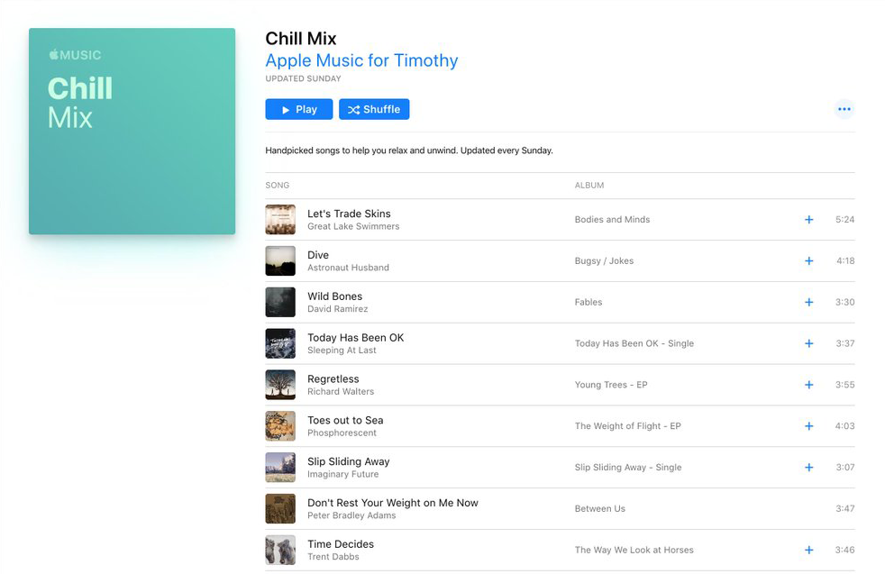 How to get your music in a playlist on Spotify or Apple Music